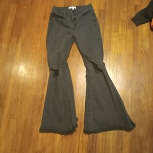 Black Bell Bottoms